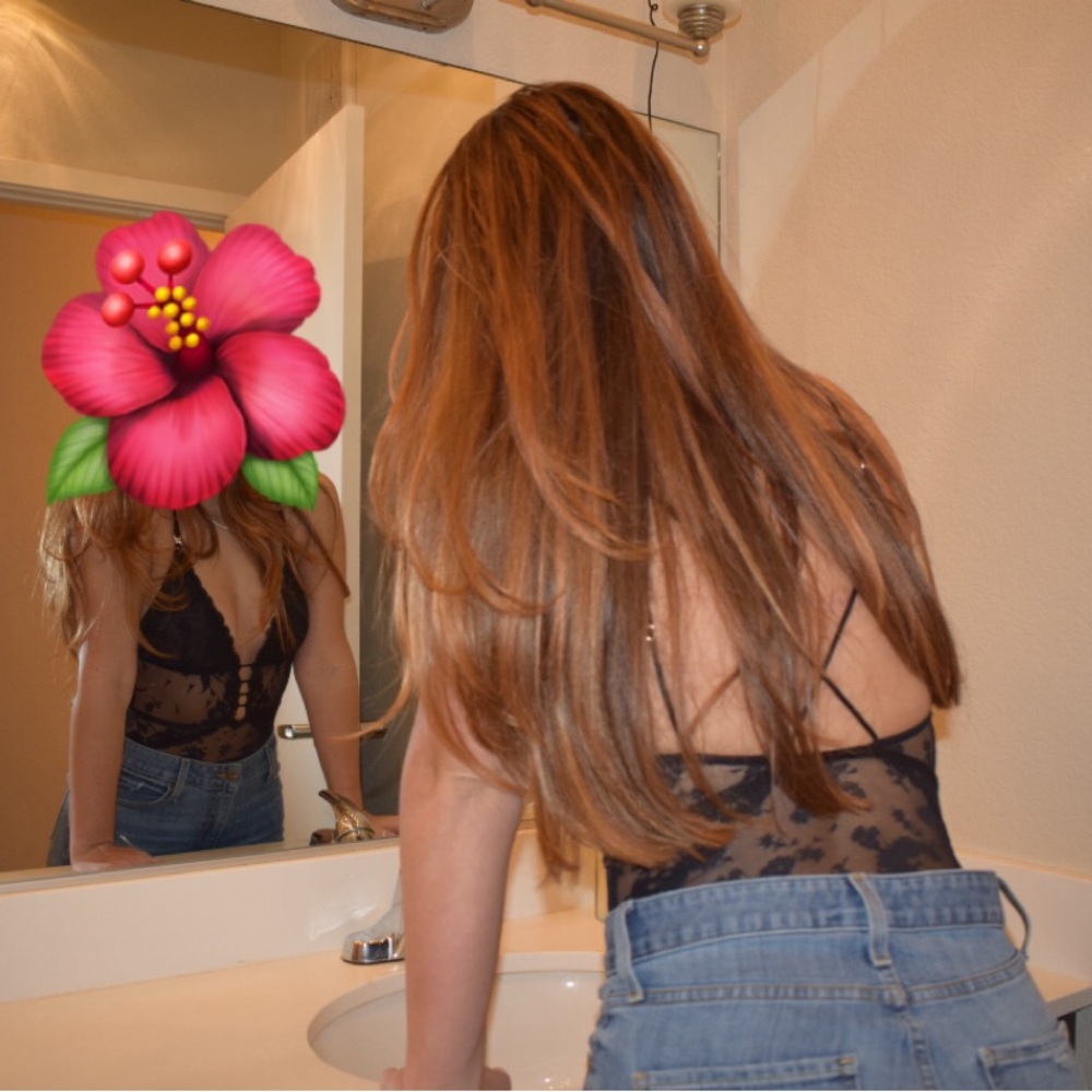Aerie wildflower lace bodysuit